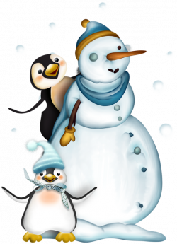 SNOWMAN AND PENGUINS * | CLIP ART - SNOWMAN - CLIPART | Pinterest ...