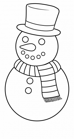 Snowman Clipart Outline - Snow Man Clip Art Black And White ...