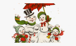 Retro Clipart Snowman - Vintage Christmas Clipart Free ...