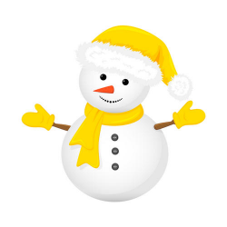 Yellow Snowman Cliparts - Cliparts Zone