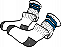 clipartist.net » Clip Art » athletic crew socks black white line art SVG