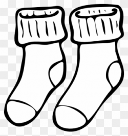 Free PNG Socks Black And White Clip Art Download - PinClipart