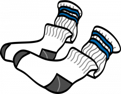 Clipart - athletic crew socks