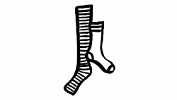 28+ Collection of Crazy Sock Clipart Black And White | High quality ...