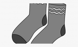 Socks Clipart One Sock - Grey Sock Clipart, Cliparts ...