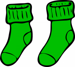 Green Sock Clip Art at Clker.com - vector clip art online, royalty ...