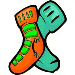 Socks mismatch free clipart image #37612