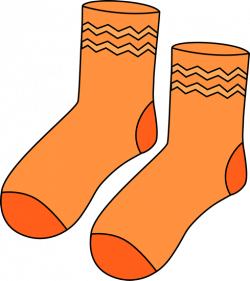 Pair of Orange Socks | Printable Magnets or Scrap Book ...