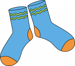 Pair of Blue Socks | ropa | Socks, Sock image, Clip art
