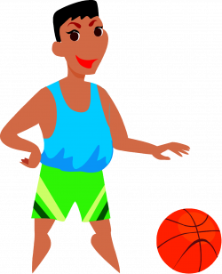 Cartoon Basketball Player Clipart | Free download best Cartoon ...