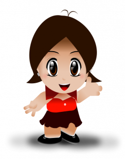 Animated Moving Clip Art Girl - Clipart Library •