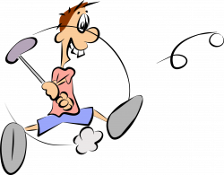 Clipart - Cartoon Golf Player