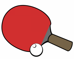 Clipart - Table Tennis - Colour