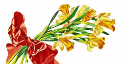 CatnipStudioCollage-: Free Vintage Clip Art - Daffodil Bouquet