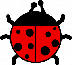 Clipart - Ladybug flat colors