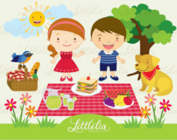 Cute picnic basket clipart - WikiClipArt