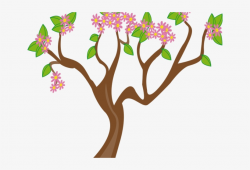 Spring Clipart Symbol - Flowering Tree Clip Art Transparent ...