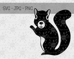 Squirrel SVG, Squirrel Clipart, SVG Squirrel, Squirrel Clip ...