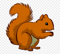 Clipart Of Vulnerable, Saves And Squirrel Free - Fox ...