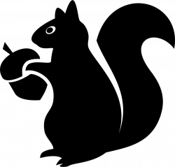 Squirrel With Acorn Svg Png Icon Free Download (#74610 ...