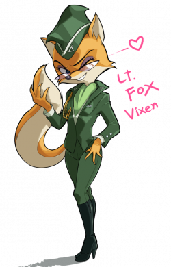 Lt. Fox Vixen by iggler on DeviantArt