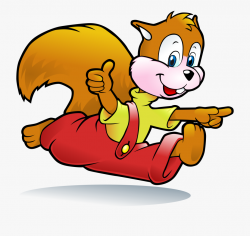 Clipart Squirrel Run - Running Squirrel Clip Art #80336 ...