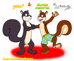 Scotty and Surly - Squirrels Friends! by SAGADreams on DeviantArt