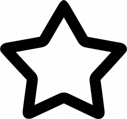 Star Hollow Svg Png Icon Free Download (#90023) - OnlineWebFonts.COM