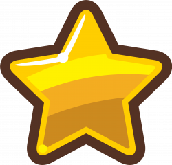 Clipart - Cartoon Gold Star