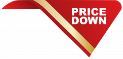 Price Down Corner Sticker PNG Clipart Image | Gallery Yopriceville ...