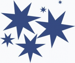 Navy blue star clipart - Clip Art Library