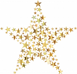 Gold Star Fractal No Background Icons PNG - Free PNG and Icons Downloads