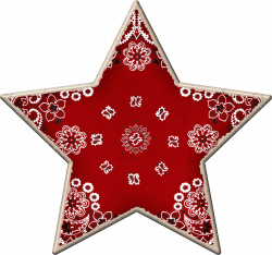 STAR CLIP ART. Idea: make an ornament by using a handkerchief, deco ...