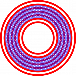 Clipart - Stars And Stripes Circle