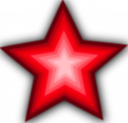 Red Gradient Star Clip Art at Clker.com - vector clip art online ...