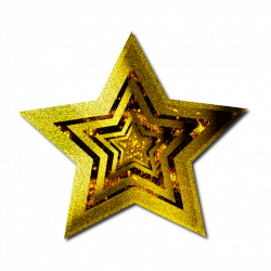 Gold Star By Julee San PNG (2) by JSSanDA | CLIP ART THREE ...