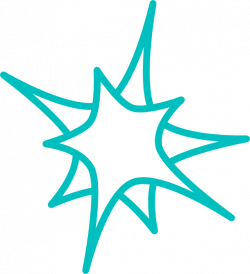 Teal Star Clip Art at Clker.com - vector clip art online, royalty ...