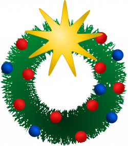 Clipart - Festive Wreath