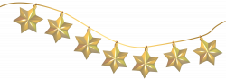Hanging Stars Decoration PNG Clip Art Image | Gallery Yopriceville ...