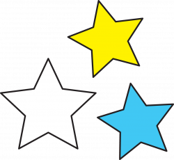 Stars clipart space - Pencil and in color stars clipart space