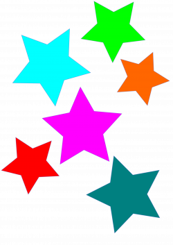 28+ Collection of Colorful Stars Clipart | High quality, free ...