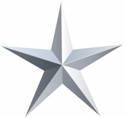 Silver Star Transparent PNG Clip Art | Starry | Pinterest | Silver ...