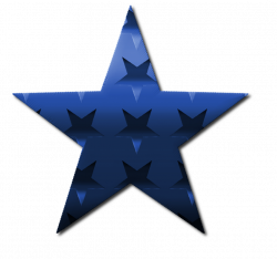 Blue Star Two | Isolated Stock Photo by noBACKS.com