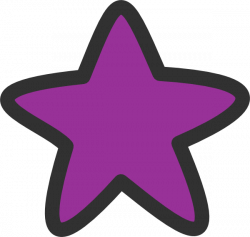 Stars clipart purple - Pencil and in color stars clipart purple