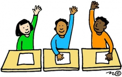 Student Raising Hand In Class Clipart – Clip Art Library ...