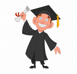 College Graduation Clipart - Graduate Student Clipart Png ...