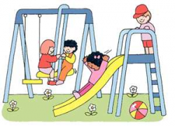 Students at playground clipart - ClipartBarn