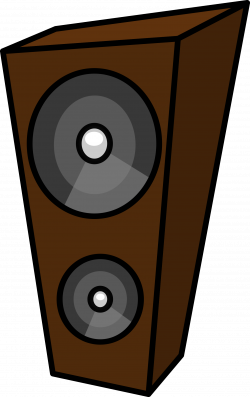 Clipart - Cartoon speaker remix