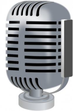 Clipart - Old Style Microphone