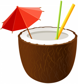 Coconut Cocktail PNG Clip Art Image | Gallery Yopriceville - High ...